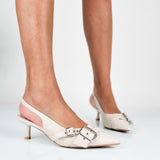 Marble - Decollette Slingback