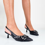 Marble - Decollette Slingback