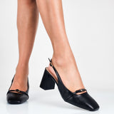 Idalia - Decollette Slingback Tacco Largo