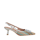 Manon - Decollette Slingback Placca Perle