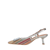Manon - Decollette Slingback Placca Perle