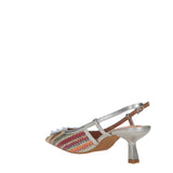 Manon - Decollette Slingback Placca Perle