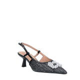 Manon - Decollette Slingback Placca Perle
