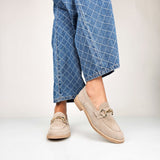 Nabila - Mocassini Donna Vera Pelle Made In Italy