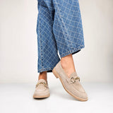 Nabila - Mocassini Donna Vera Pelle Made In Italy