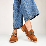 Nabila - Mocassini Donna Vera Pelle Made In Italy