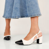 Helene - Decollette Slingback
