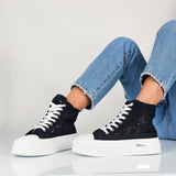 Vesper - Sneakers Donna Alte Macrame`