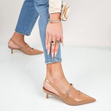 Jinnah - Decollette Slingback