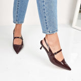 Jinnah - Decollette Slingback