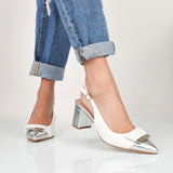 Caroline - Decollette Slingback