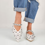 Marcelline - Ballerine Sabot Con Borchie