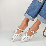 Marcelline - Ballerine Sabot Con Borchie