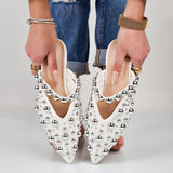 Marcelline - Ballerine Sabot Con Borchie