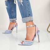 Liuta - Sandali Donna Con Perle E Pizzo