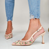 Arianna - Decollette Slingback Microrete
