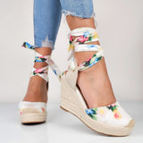 Amalie - Espadrillas Con Zeppa-