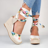 Amalie - Espadrillas Con Zeppa-