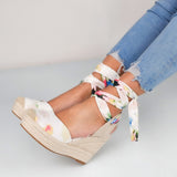 Amalie - Espadrillas Con Zeppa-