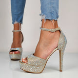 Linds - Opentoe Con Strass