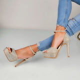 Linds - Opentoe Con Strass