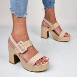 Gry - Sandali Donna Con Plateau