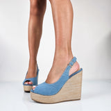 Giorgia - Sandali Con Zeppa