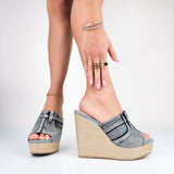 Annick - Ciabattoni Con Zeppa