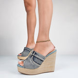 Annick - Ciabattoni Con Zeppa