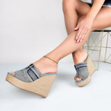 Annick - Ciabattoni Con Zeppa