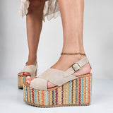 Aisa - Sandali Con Zeppa