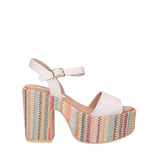 Cecy - Sandali Donna Con Plateau