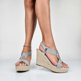 Dorice - Sandali Con Zeppa Corda
