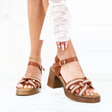 Jull - Sandali Donna Tacco Largo