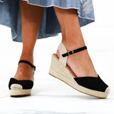 Majbritt - Sandali Espadrillas Con Zeppa