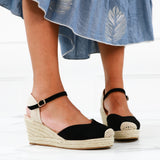 Majbritt - Sandali Espadrillas Con Zeppa