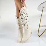 Anum - Stivali Texani Donna Gambale Laserato